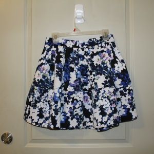 Express Floral Skirt